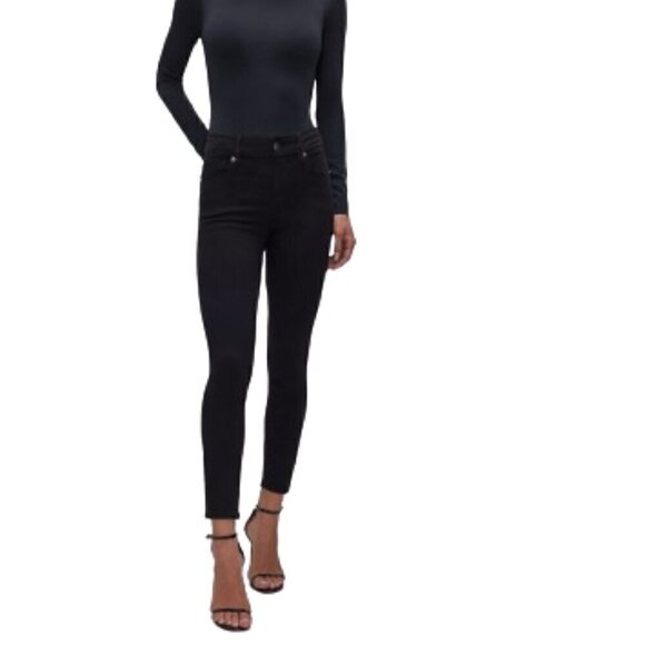 Good American Good Legs High-Rise Skinny Ankle Jeans